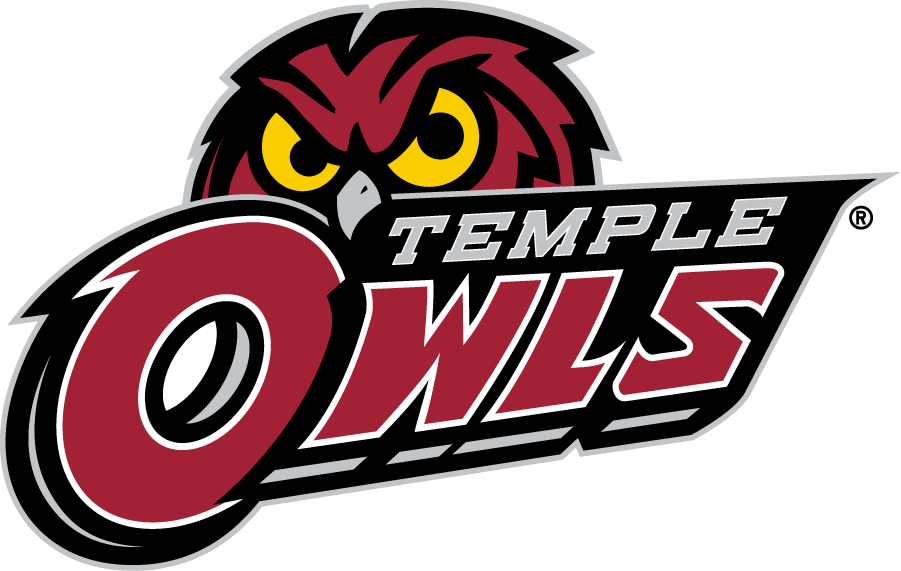 Temple Owls 2017-2020 Primary Logo DIY iron on transfer (heat transfer)